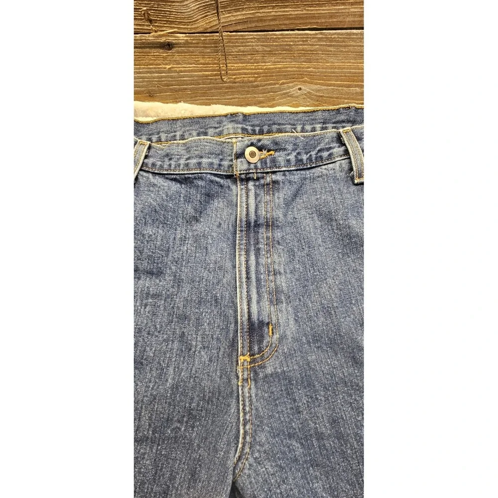 Cinch Men's 42x32‎ Blue Straight Jeans Denim Button Zip 5-Pocket Regular Fit
